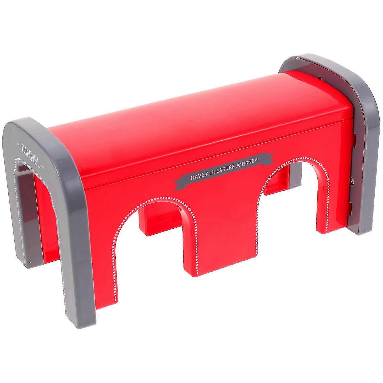 Kids Plastic Funny Tunnel Toy Train Model