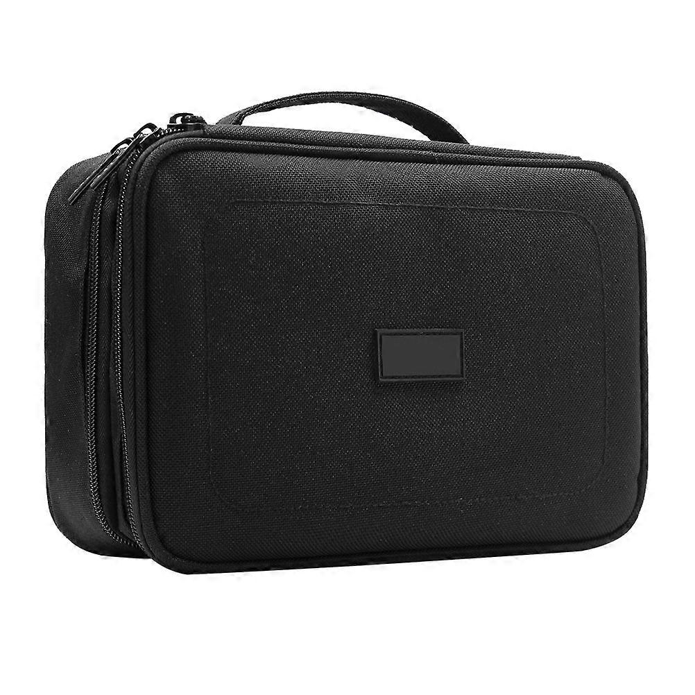 Data Cable Storage Organizer for Electronic Accessories Travel Double Layer Kit
