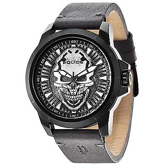 Police reaper Quartz Analog Man Watch with R1451242001 Cowskin Bracelet