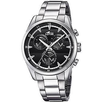 Lotus chrono Quartz Analog Man Watch with 18365/4 Stainless Steel Bracelet