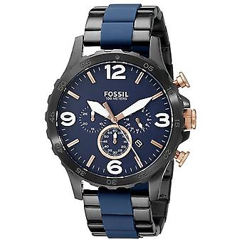 Fossil nate Quartz Analog Man Watch with JR1494 Stainless Steel Bracelet