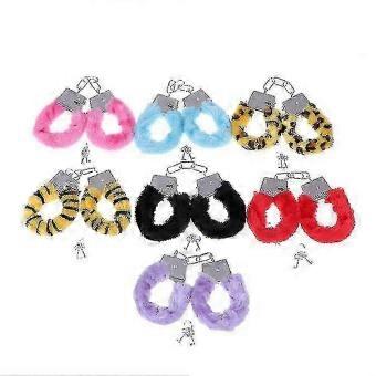 Fluffy Handcuff Bracelet Soft Plush Leg Cuff Wrist Binding Cuff Bracelets compatible with Women Men Lover Couple Cosplay