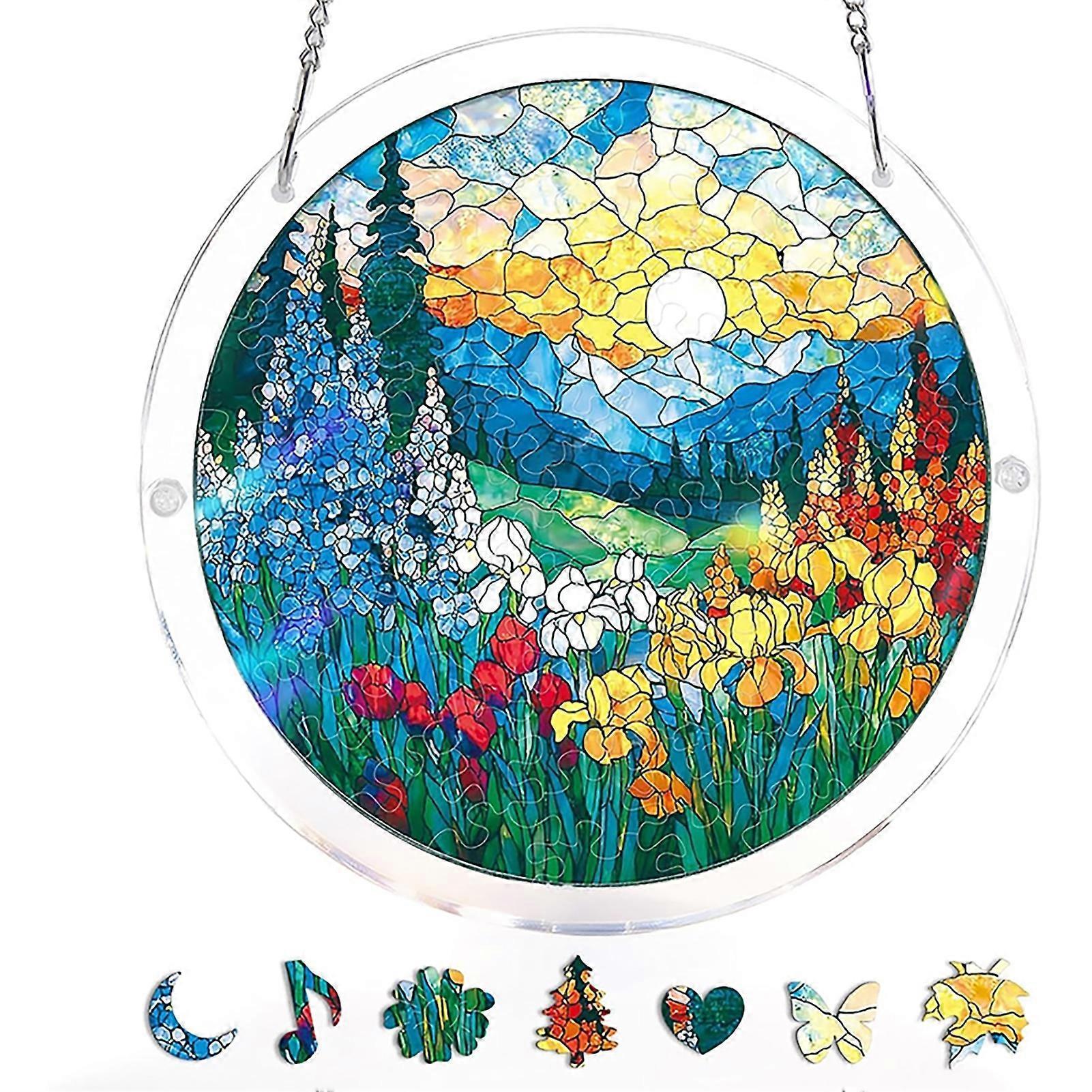 Acrylic Light Puzzle Window Decor