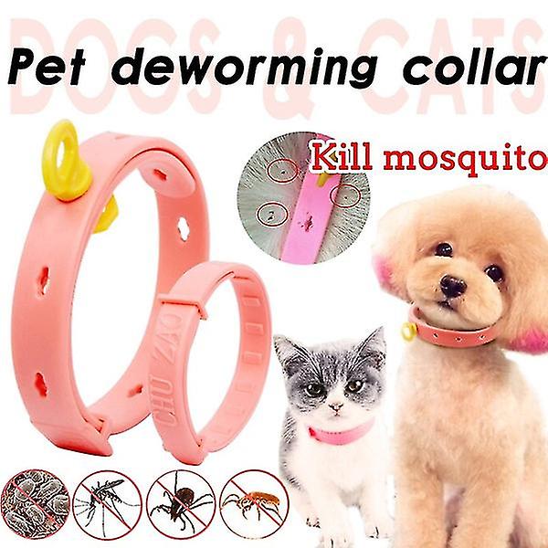 1PC البراغيث مخلب طوق البراغيث قمل الحيوانات الأليفة البعوض طارد مكافحة البراغيث طارد طوق قابل للتعديل طوق الحيوانات الأليفة طوق
