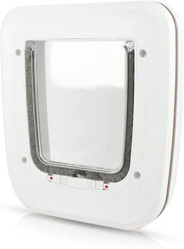 Smart Cat Flap 4 Position Locking Cat Flap Small Animal Cat Flap Easy to Install