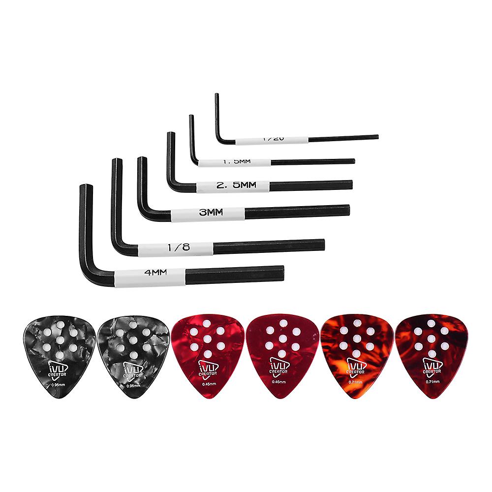 Handy Guitar Tool Kit Including 6pcs Allen Wrenches