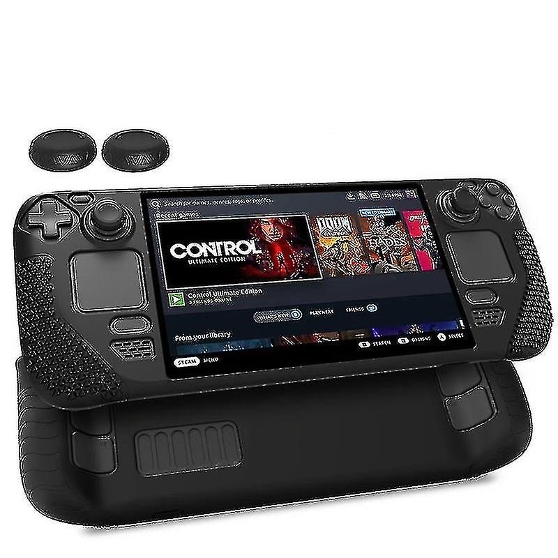 Protective Case Compatible With Valve Steam Deck 2021, With 2 Thumb Caps