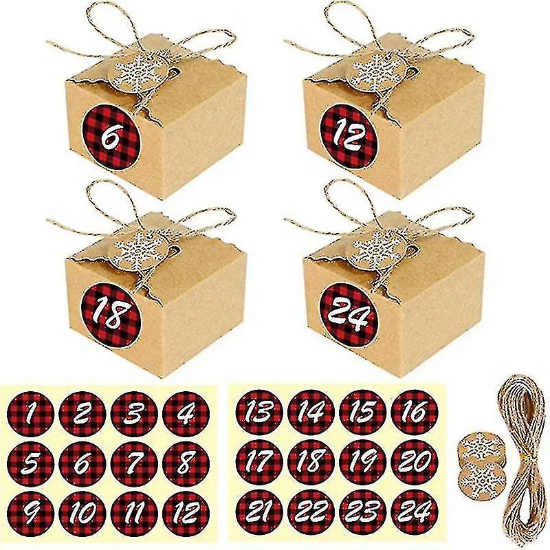 Diy Advent Calendar Boxes 2022 Christmas Countdown For Kids,c