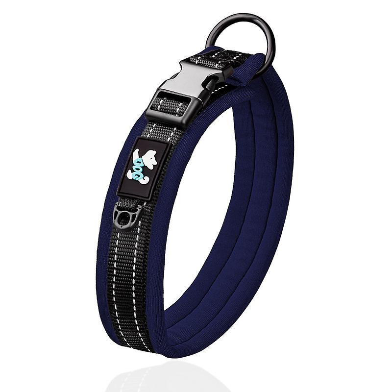 Collar Dog Soft Padded Adjustable Reflective Puppy Pet