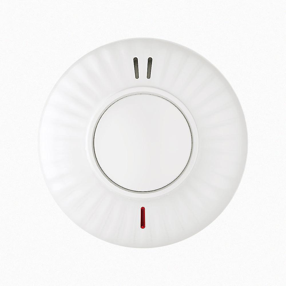 Smoke Alarm, Battery Fire Alarm Smoke Detector With Led Indicator & Silence Button, 1pcs White Carbon Monoxide Detector