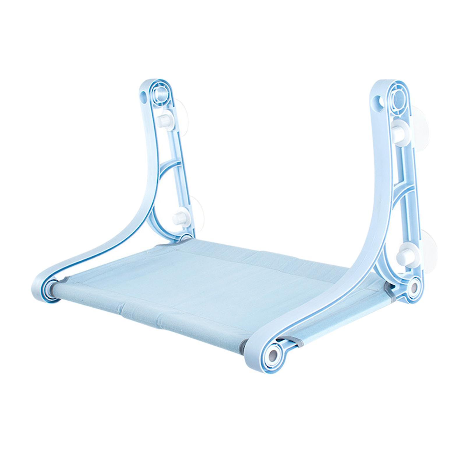 Cat Bed Window Seat Space Saving Sun Bathing for Indoor Cats Kitty Blue