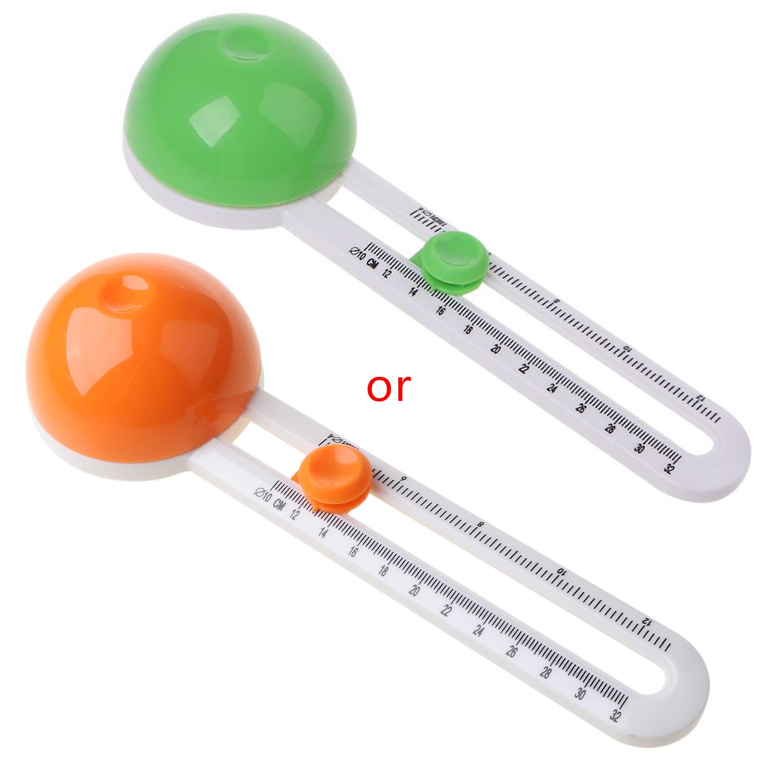 Simple Plastic Round Cutting Knife Model Compass Circle Circular Cutter for Pape