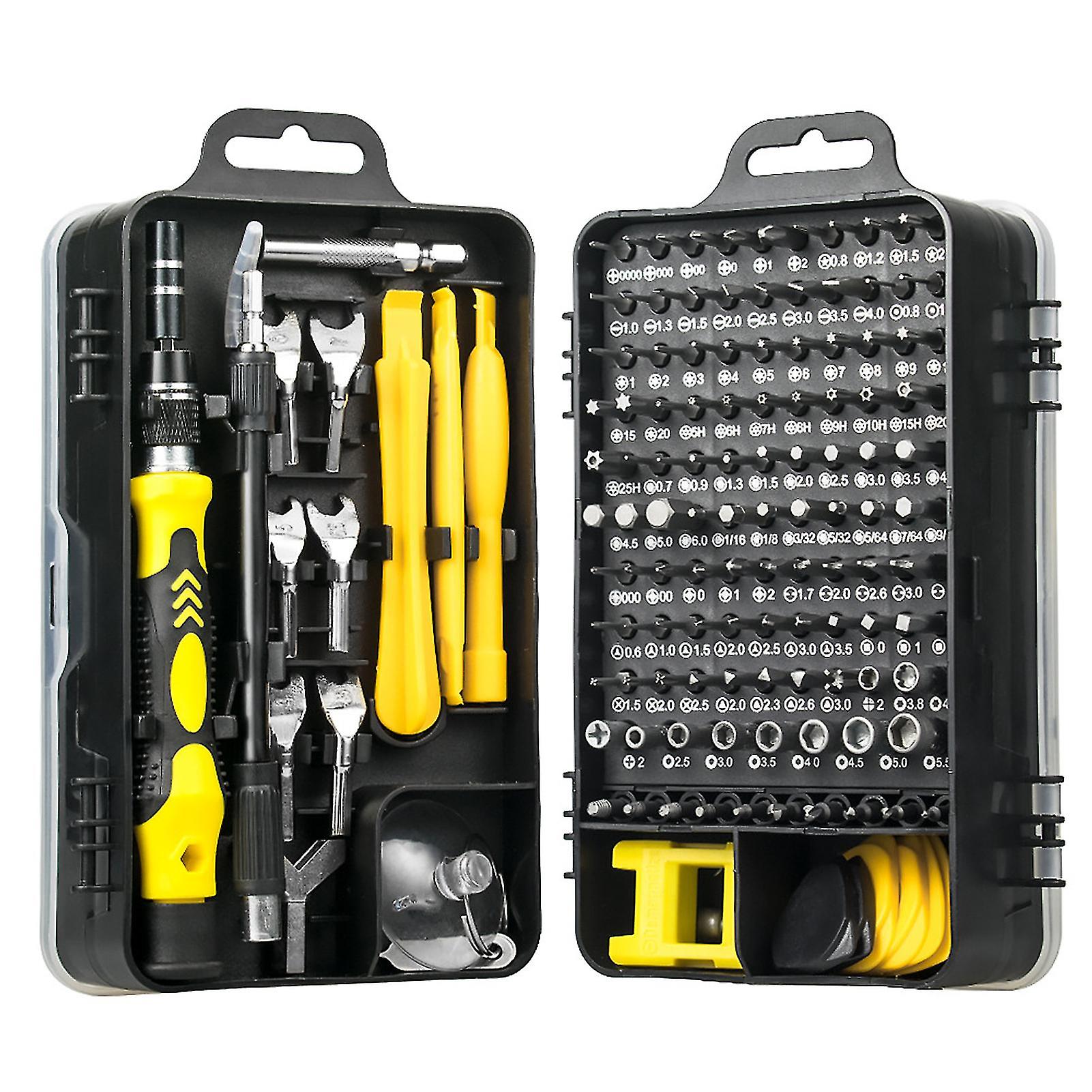 135pcs/set Hand Screwdriver Anti-slip Handle Precise Anti-scratch Multipurpose Screwdrivers Set For Appliance Maintenance