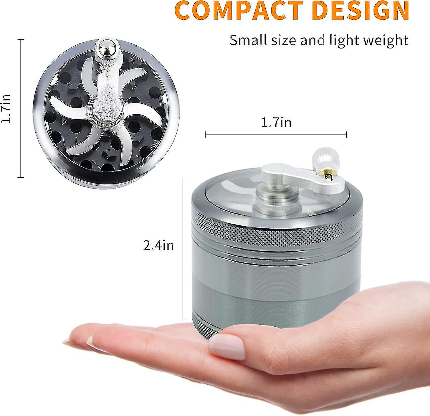 Broco Advanced Manual Manivelle Vanille Mill, Manual Zinc