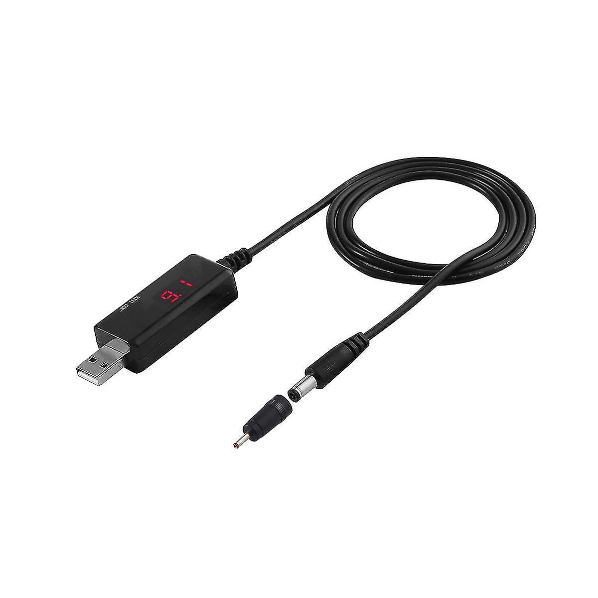 Usb 5v To 9v 12v Cable For Route Char Wifi Adapter Wire Usb Boost Module Converter Via P