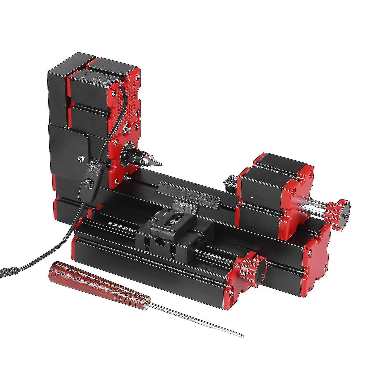 Mini Lathe 9 In 1 Diy Multi-functional Motorized Transformer Jigsaw Sander Driller Plastic Metal Lathe Wood Lathe Drilling