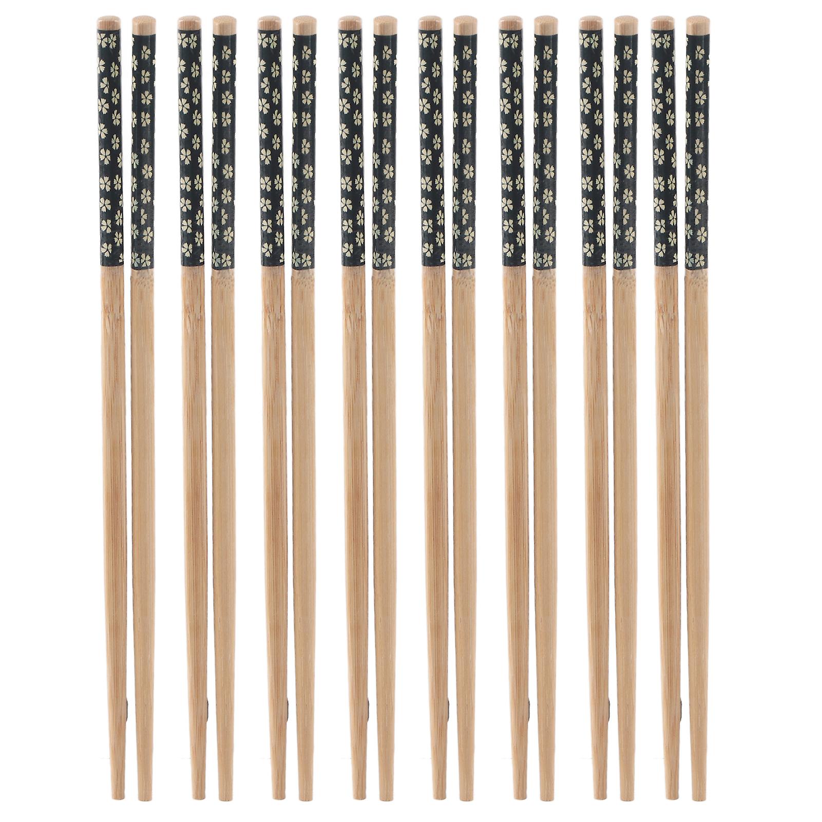 8 Pairs Kitchen Tableware Reusable Classic Japanese Style Chop Sticks Set for Home Restaurant