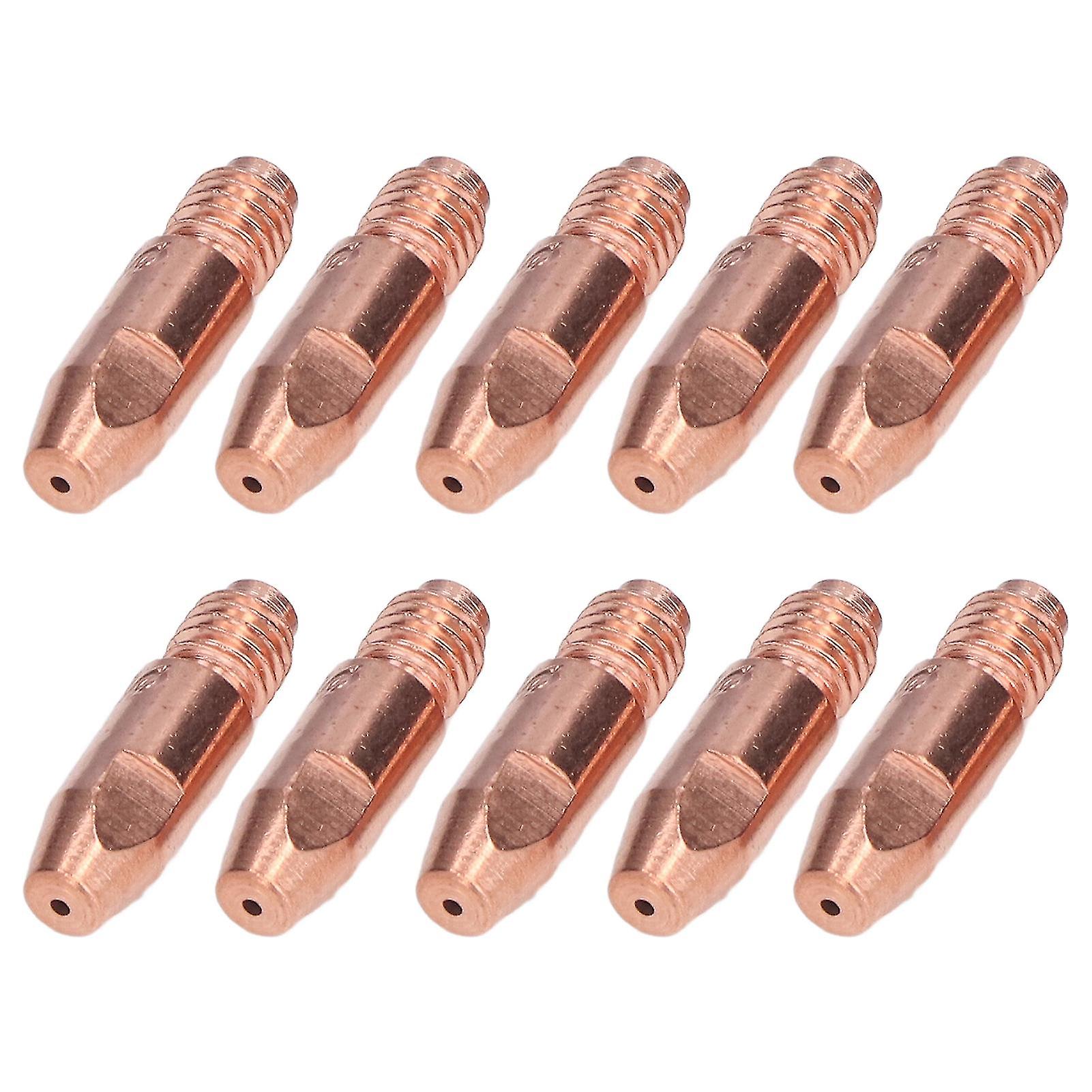 10Pcs Contact Tip Copper 36KD1.6x30 Nozzle Welding Accessory Replacement Set Kit