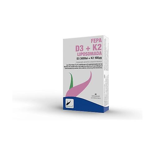 Fepa-vitamin d3+k2 liposome 40 capsules