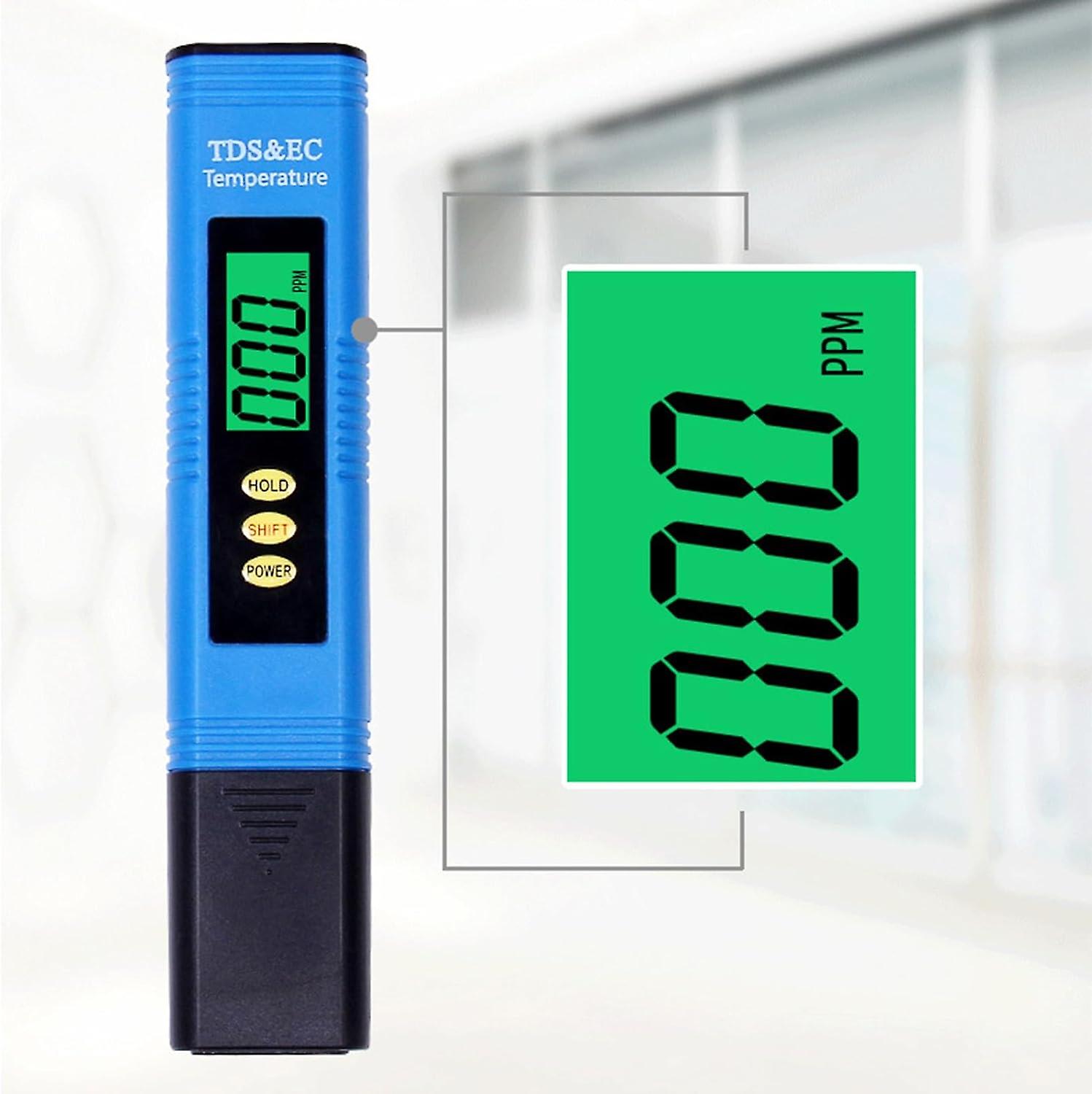 Water Monitor Digital EC Temp Test Meter Backlit For Aquarium Fish Tanks Pool Pond