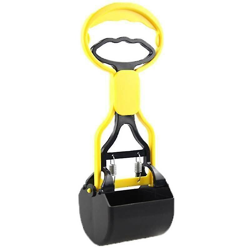 Cat Litter Box Liners Yellow Pets Waste Pickup Pooper Scooper Walking Poop Scoop Grabber Picker Hygienic