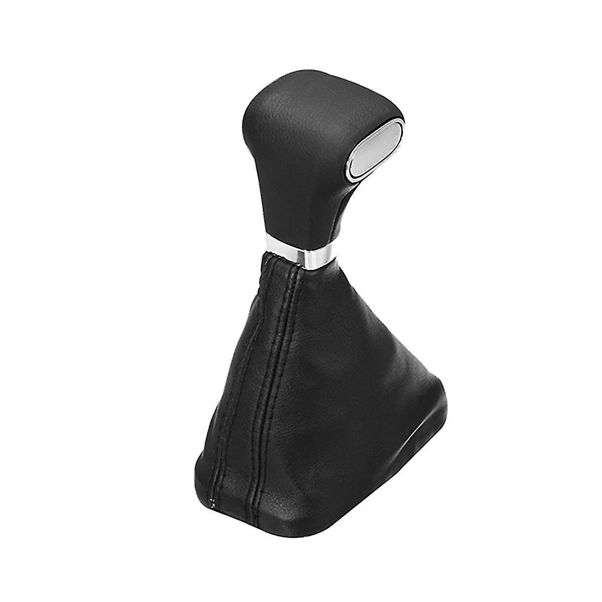 Car Automatic Gear Stick Shift Knob With Leather Cover For Mk5 2006-2011 Shifting Knob