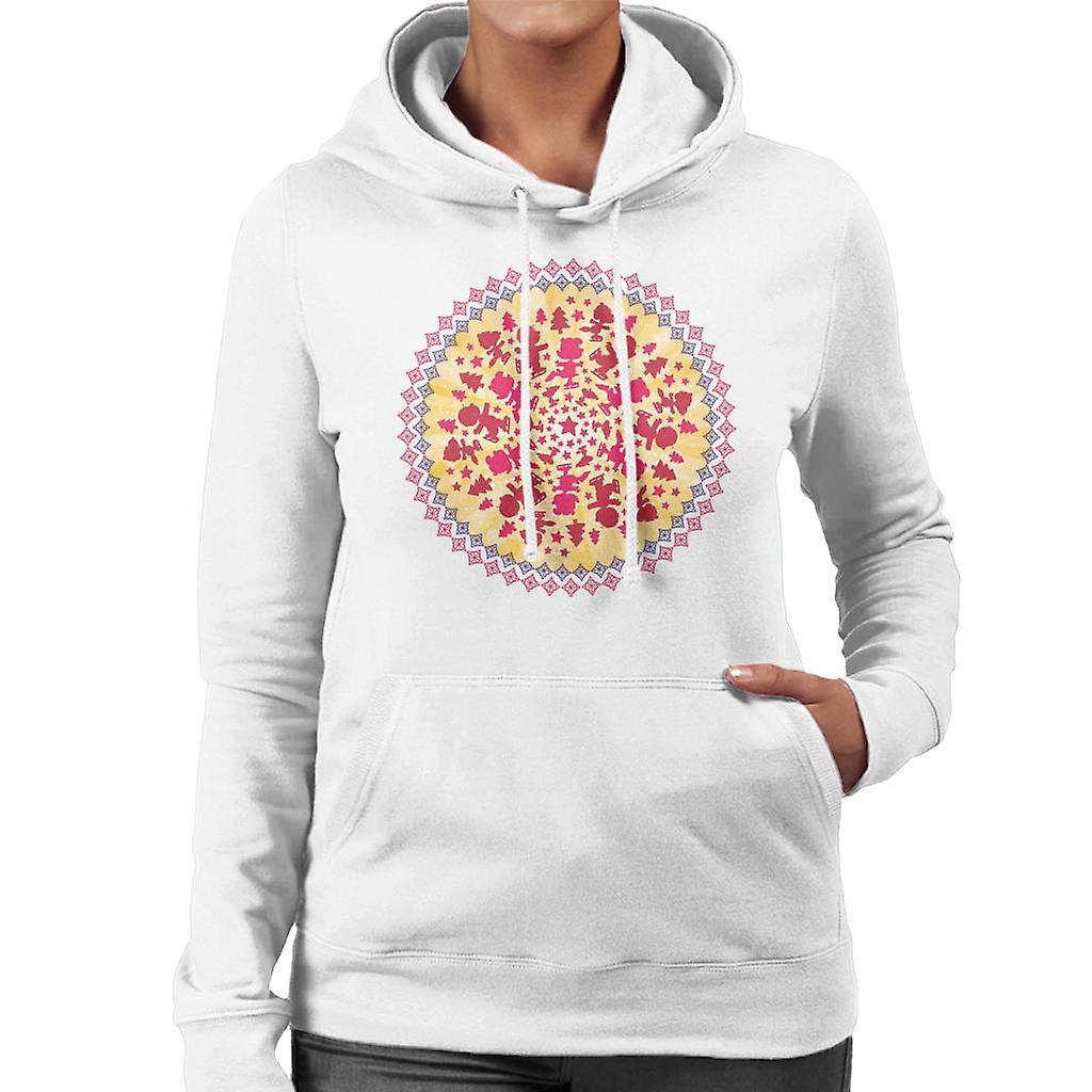 Peanuts Snoopy Symmetrical Ice Skating Women's Hooded Sweatshirt