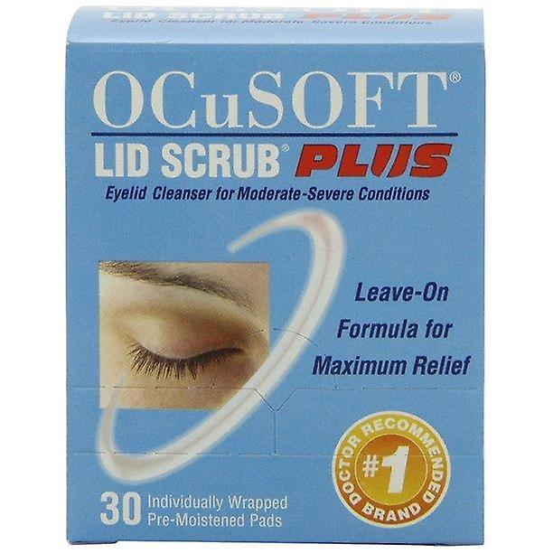 Ocusoft Lid Scrub Plus, tampons pré-humidifiés, 30 unités