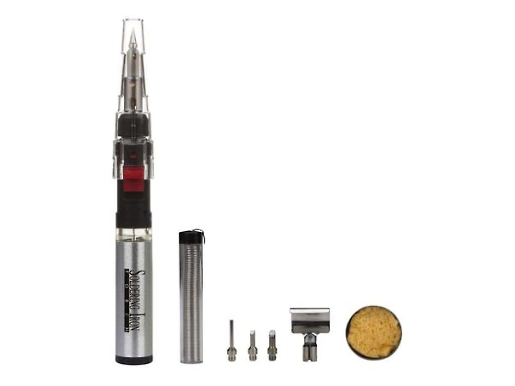 Gas soldering iron set