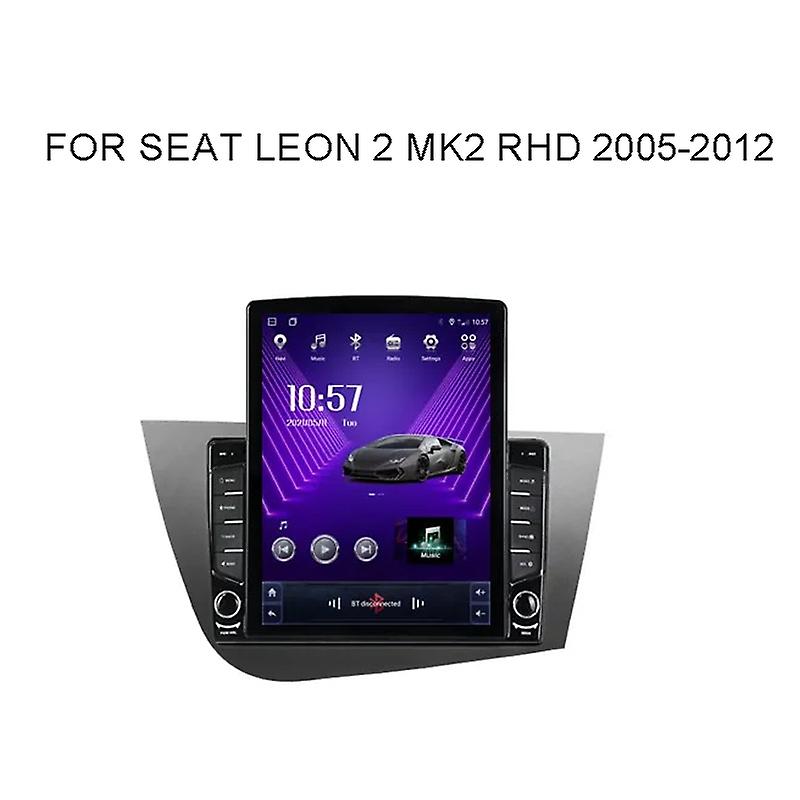 9.7" Android For Seat Leon 2 MK2 RHD 2005 2005 2006 2007 2008-2012 Tesla Type Radio Multimedia Video
