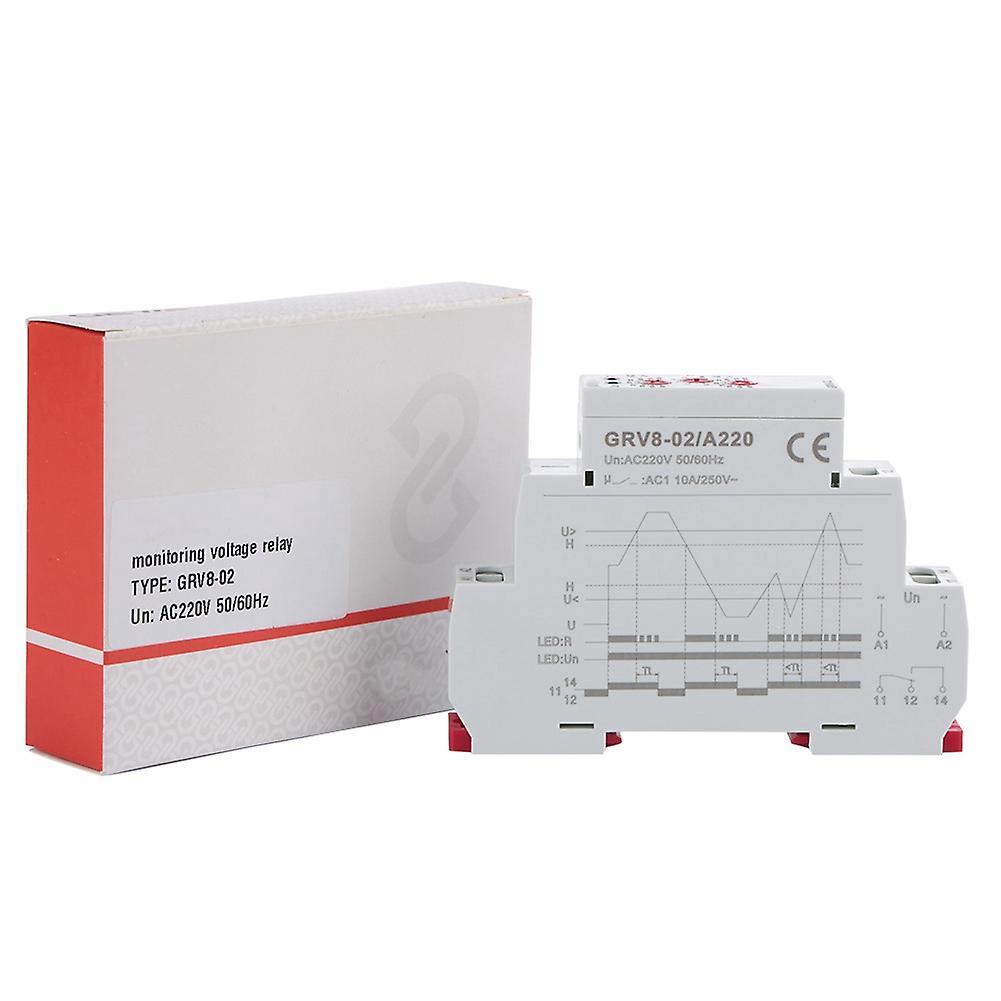 GRV8-02 Single phase Voltage Control Monitoring Relay Over Voltage Protection (#1)