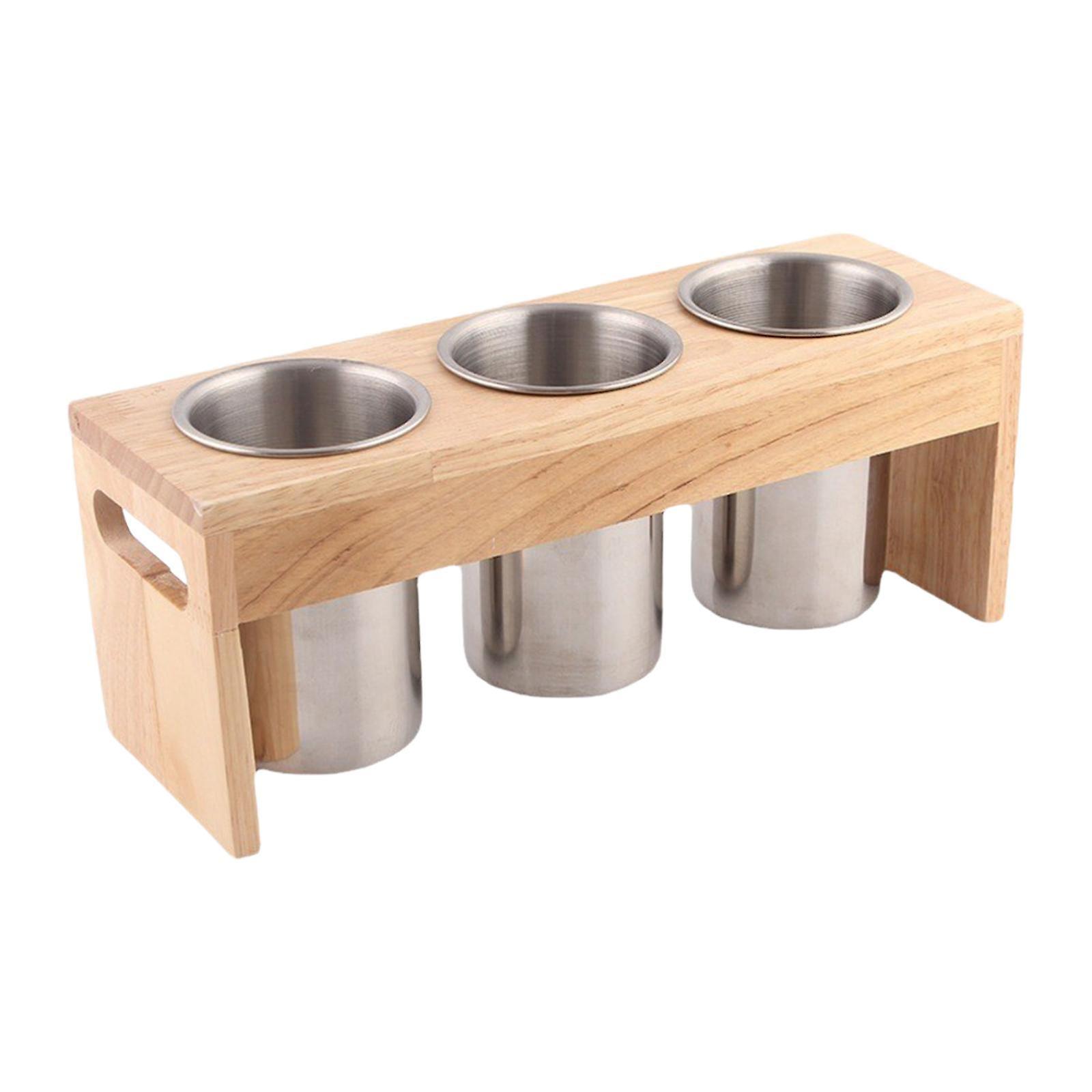 Chopsticks Cage Modern Practical Stainless Steel 3 Cups Flatware Drying Rack