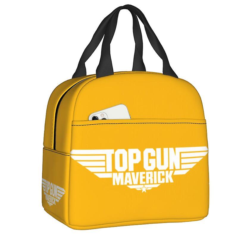 Us Fighter Weapons School Worn Insulated Lunch Bag For Camping Travel Top Gun Maverick Cooler Thermal Lunch Box Women Children