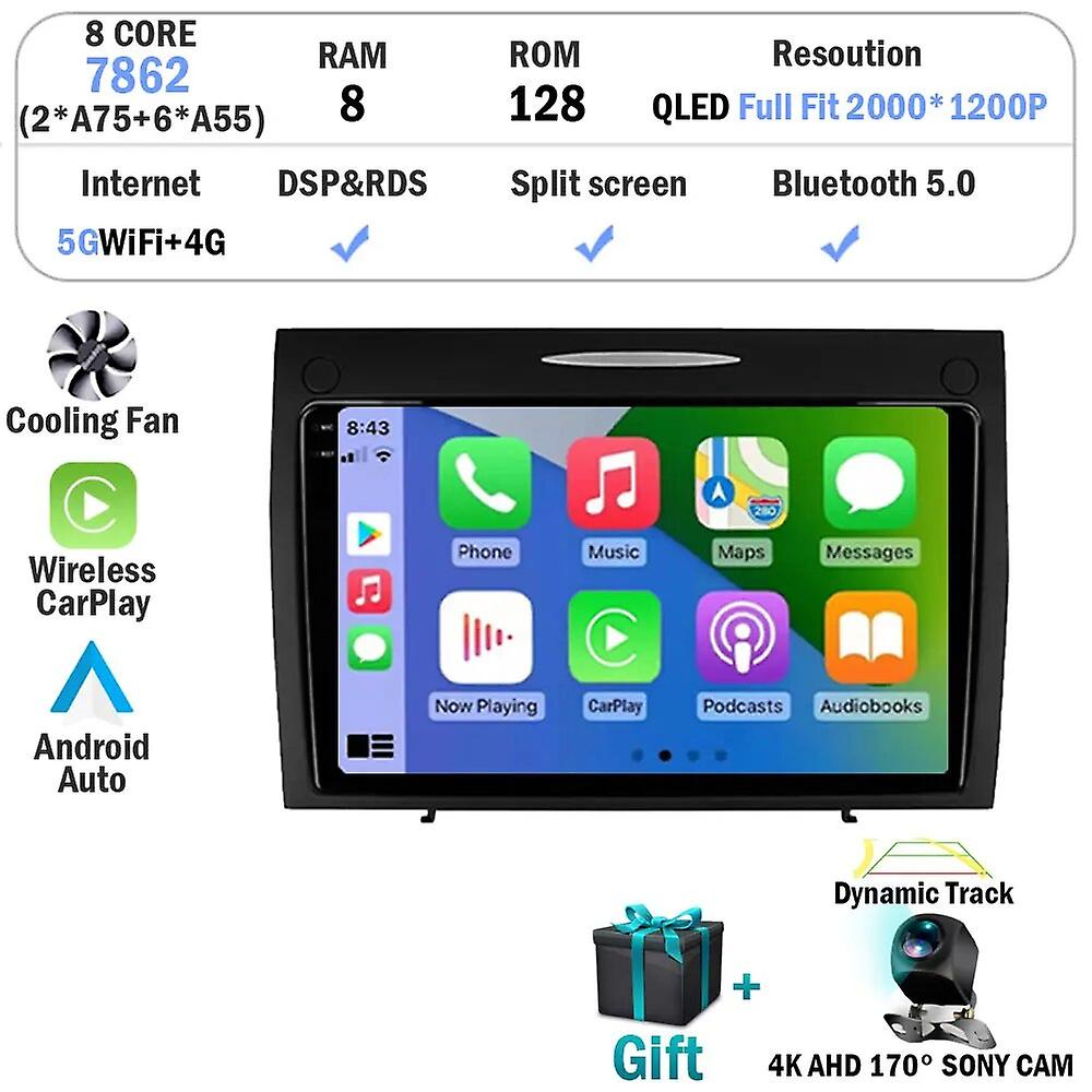 Android 13 Car Radio Gps Navigation Multimedia Player For 2000 - 2011 Mercedes Benz Slk Class R171 Slk200 Slk280 Slk300 Stereo