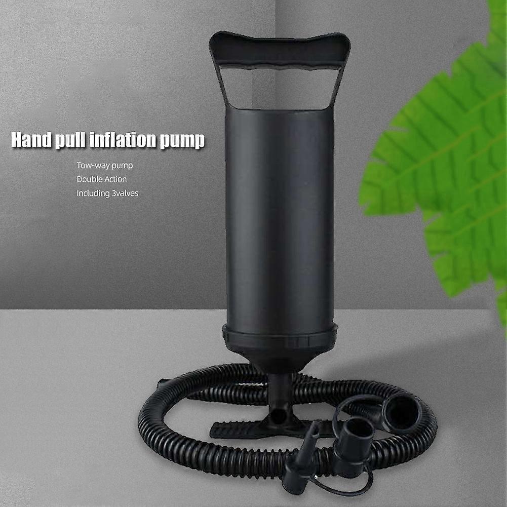 Quick manual air pump compressor for inflatable mattress swimming ring pool toy