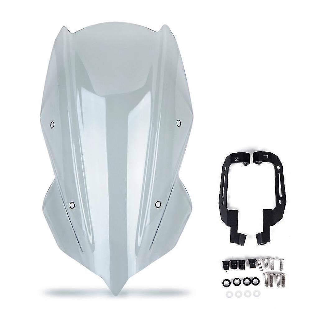 Unique For Kawasaki Z400 Windscreen Windshield With Bracket Mount For Kawasaki Z400 Z 400 Z250 2019 2020 Wind Screen Deflector