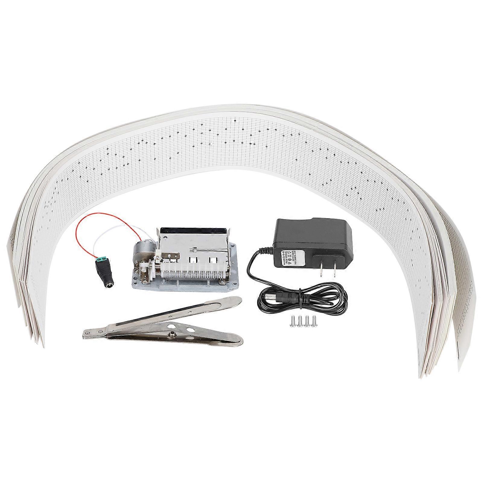 テープオルゴールの動きDIYエレクトリックコアクラフトコレクション30チューンUSプラグ100〜240V