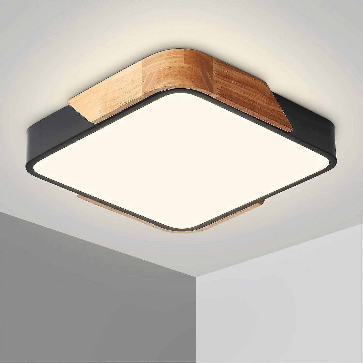 LED Ceiling Light 24W Ceiling Lamp with Remote Control Adjustable Brightness Modern Ultra Thin Squar