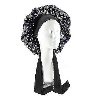 Silk Bonnet Satin Bonnet For Sleeping Bonnet With Tie Band Night Cap