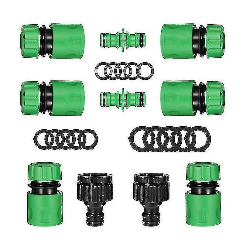 10 عبوات حديقة خرطوم الأنابيب تجهيزات كيت للصنبور في الهواء الطلق & الانضمام إلى أنبوب خرطوم الأنابيب -ZHENV