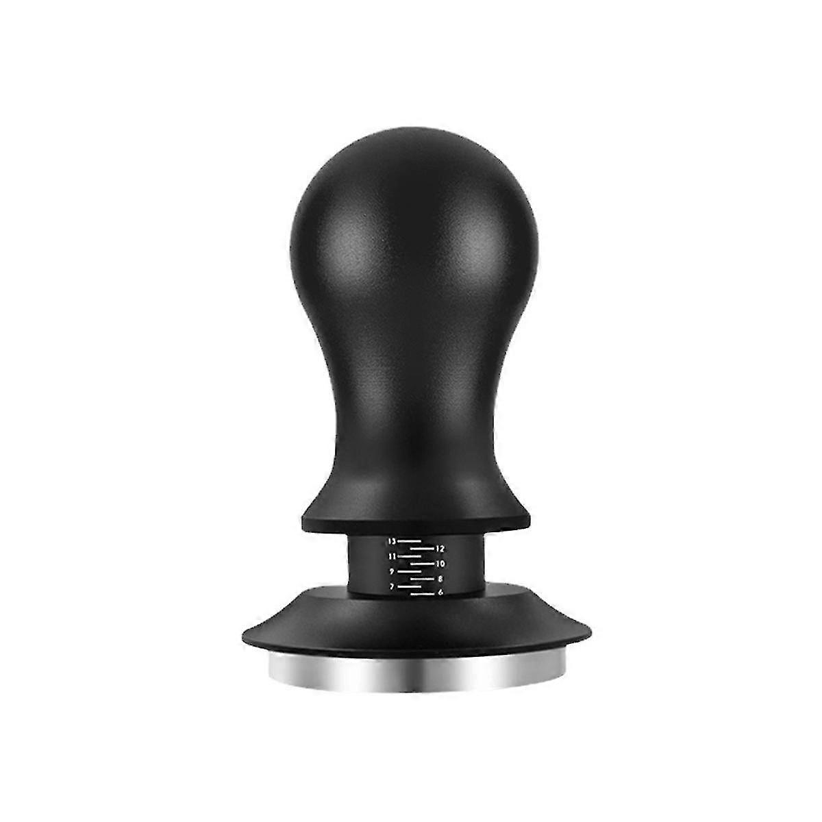 53mm Coffee Tamper Adjustable Depth With Scale Espresso Springs Calibrated Tamping Coffee Distribut