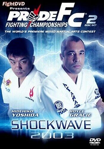 Pride Shockwave 2003 DVD (2006) cert 15 2 discs - Region 2