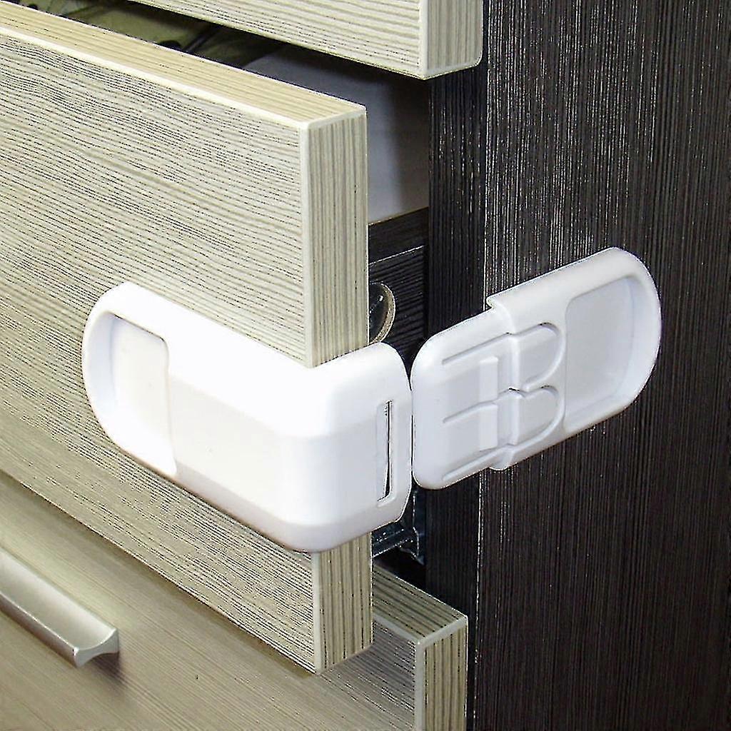 5pcs Child Baby Proofing Safety Lock Door Fridge Cupboard Cabinet Drawer Pet New