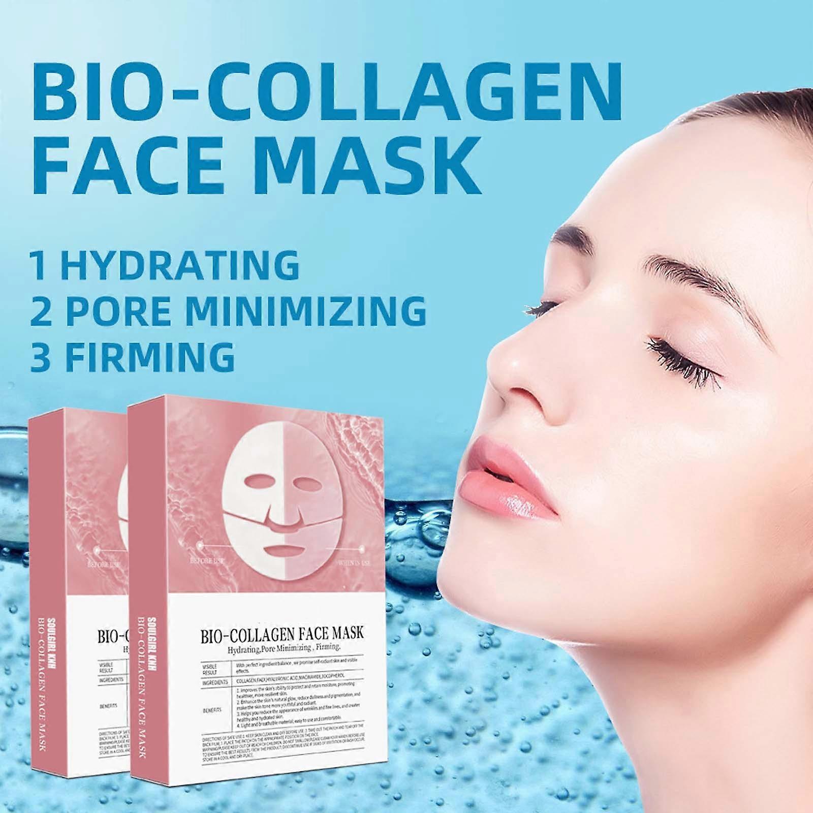 4pc Face Mask Firm Hydrating Mask Facial Wrinkle Patches 104ml FLYE4805