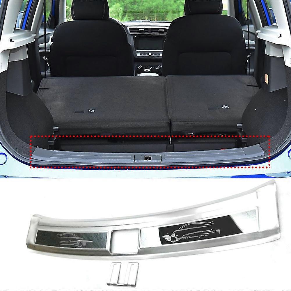 Inner Rear Bumper Protector Guards For MG ZS Trunk Door Sill Trim Plates 2018-2022 Auto Parts
