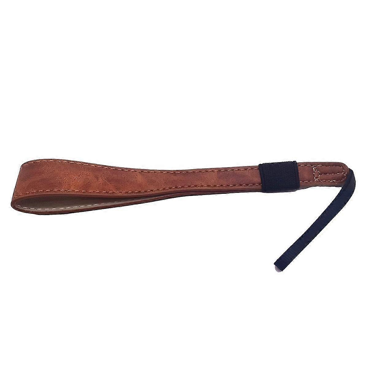 Camera Wrist Strap PU Leather Hand Strap Portable Camera Strap Convenient for Carrying the Camera Brown