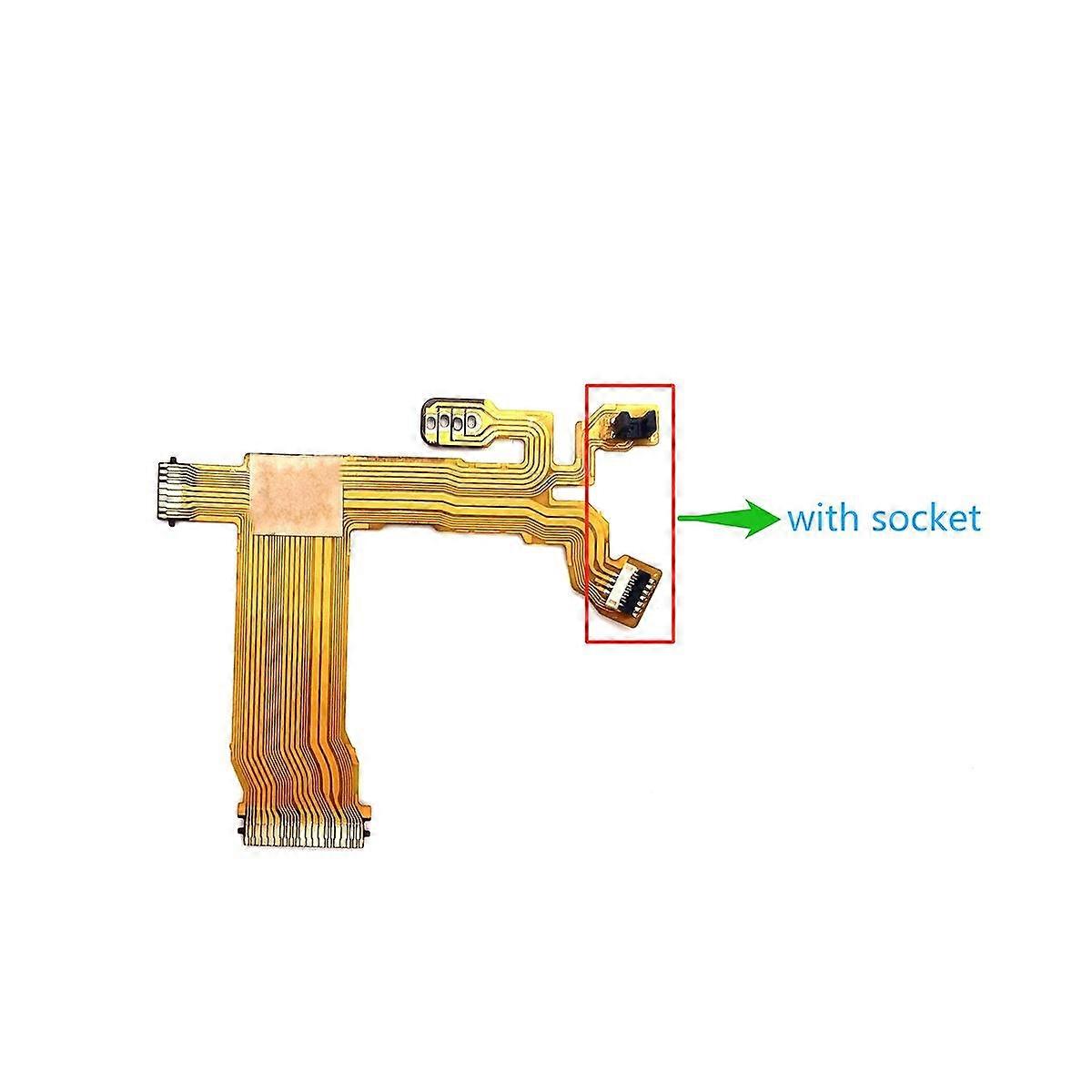 New Lens Flex Cable for M.ZUIKO DIGITAL ED 14-42 mm F/3.5-5.6 EZ 37mm Line(with Two Sockets)