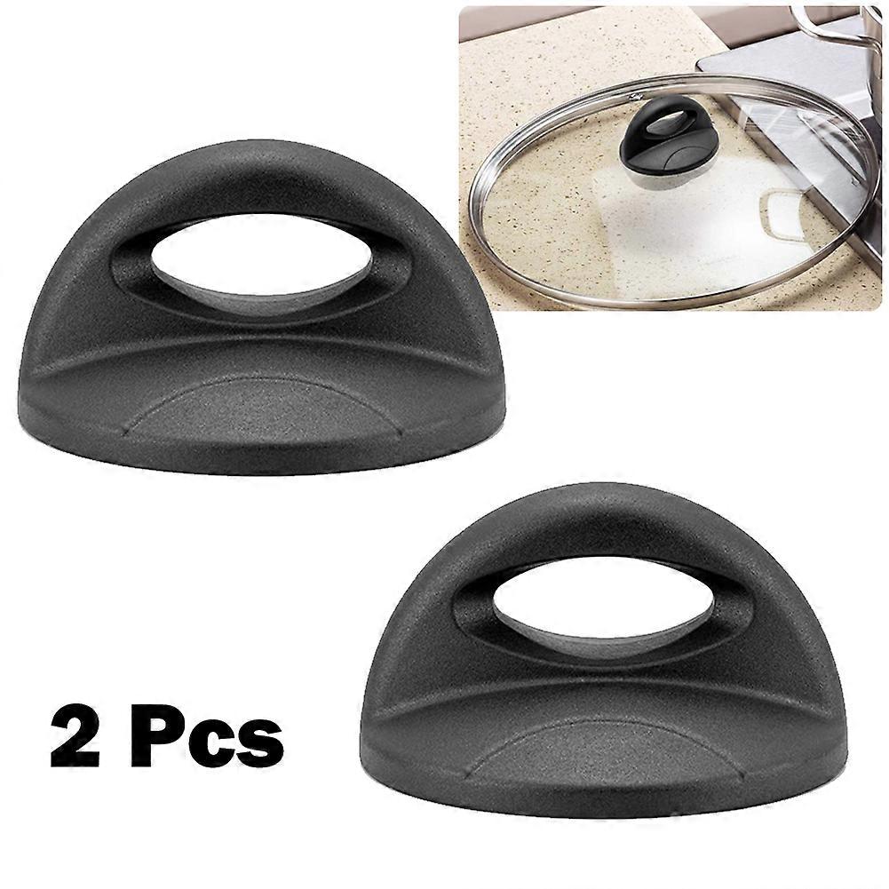 2PC Universal Pot Lid Replacement Knobs Heat Resistant Pan Lid Holding Handles Kitchen Tools Gadgets Pot Lid Knobs Bakelite