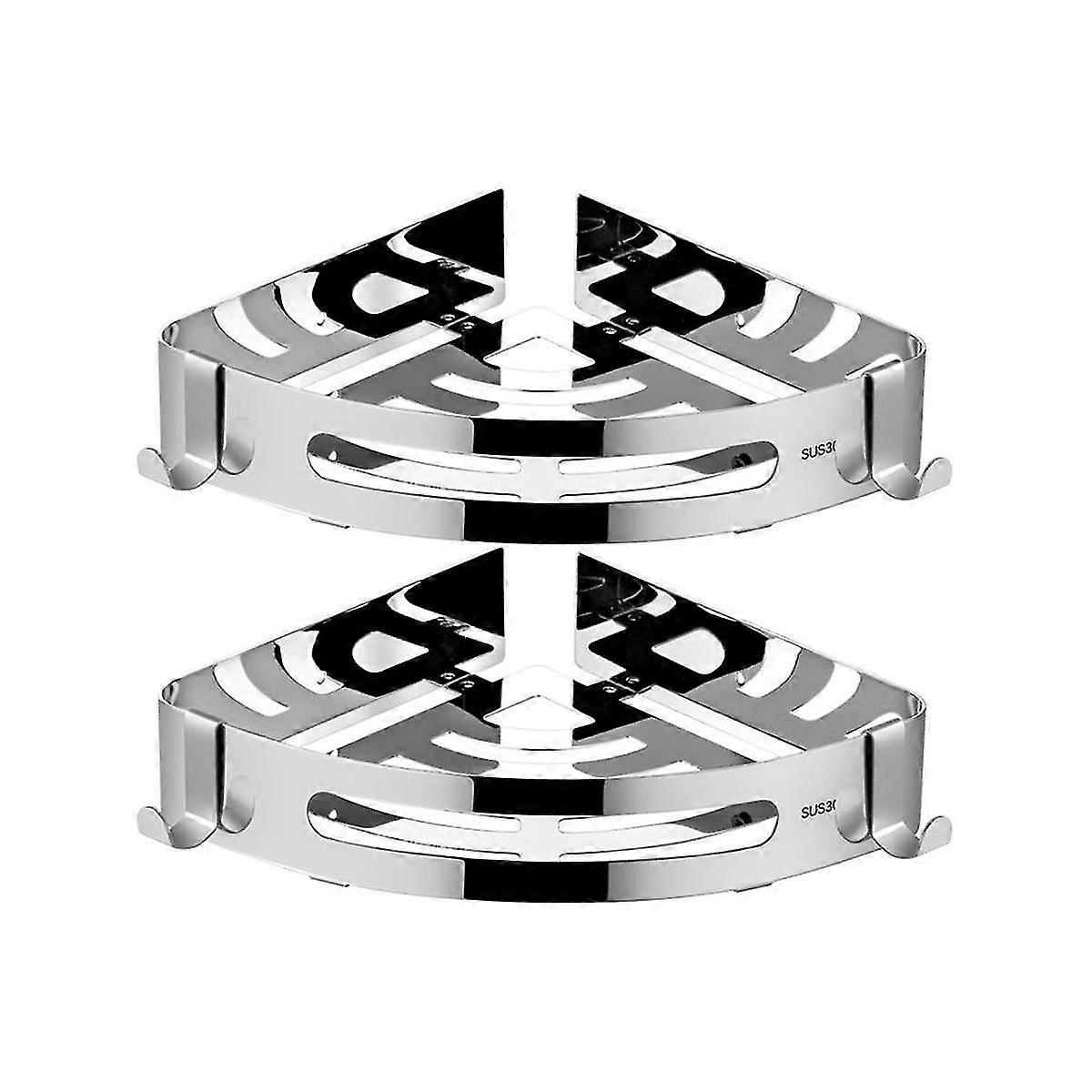 رف الزاوية 304 الفولاذ المقاوم للصدأ دش تخزين الرف الألومنيوم حامل شامبو الحائط منظم جيد