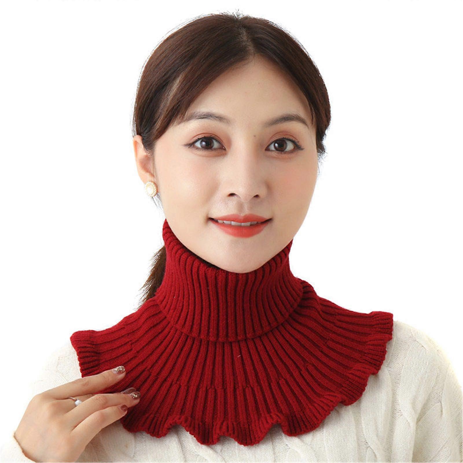 Wavy Turtleneck Dickie Turtleneck Neck Warmer Durable Elegant for Women Girl